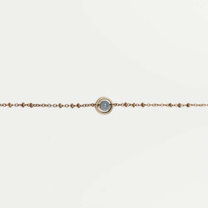 Tiny Planet ' Bead Chain Bracelet - สร้อยข้อมือ - เครื่องเพชรพลอย สีทอง