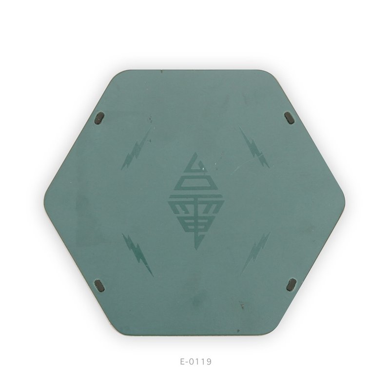 Taipower Heating Pad [Plain Color] E-0119 Decommissioned Transformer Box Remanufacturing Project - Place Mats & Dining Décor - Other Metals Green