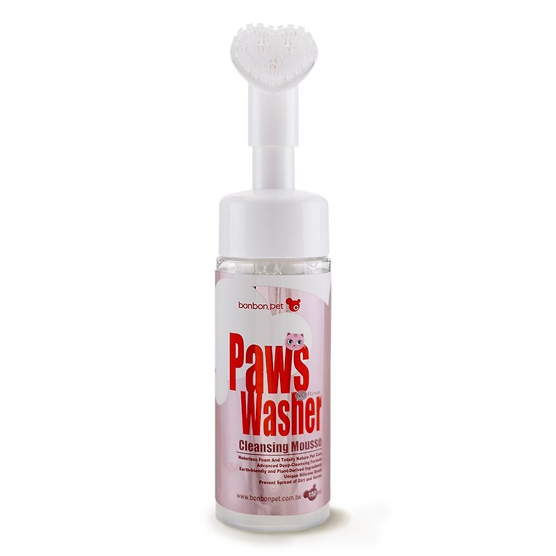 bonbonpet Paws Washer Cleansing Mousse for cats, no rinsing - ทำความสะอาด - พลาสติก สีดำ