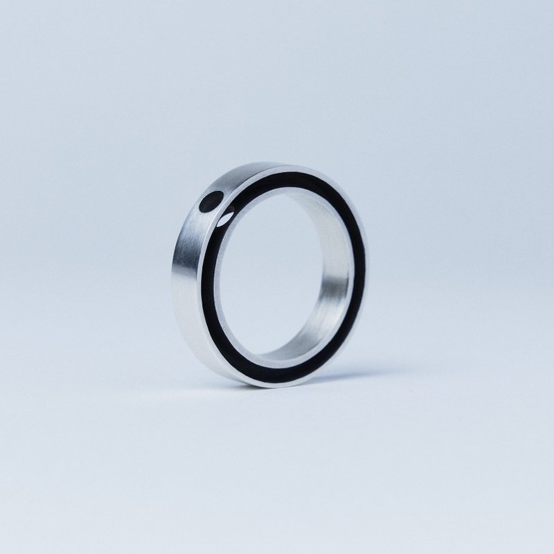 Double Void ring - 戒指 - 純銀 銀色
