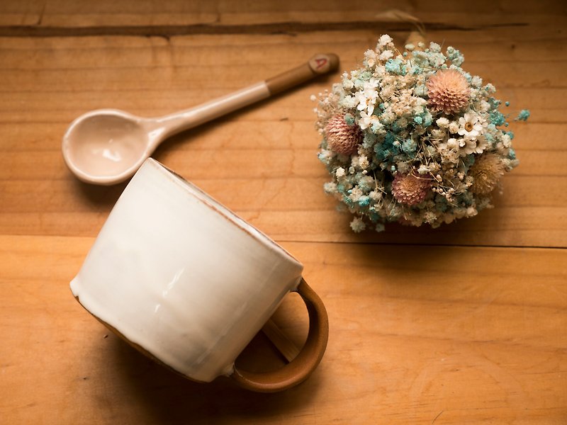 Mottled mug - แก้วมัค/แก้วกาแฟ - ดินเผา 