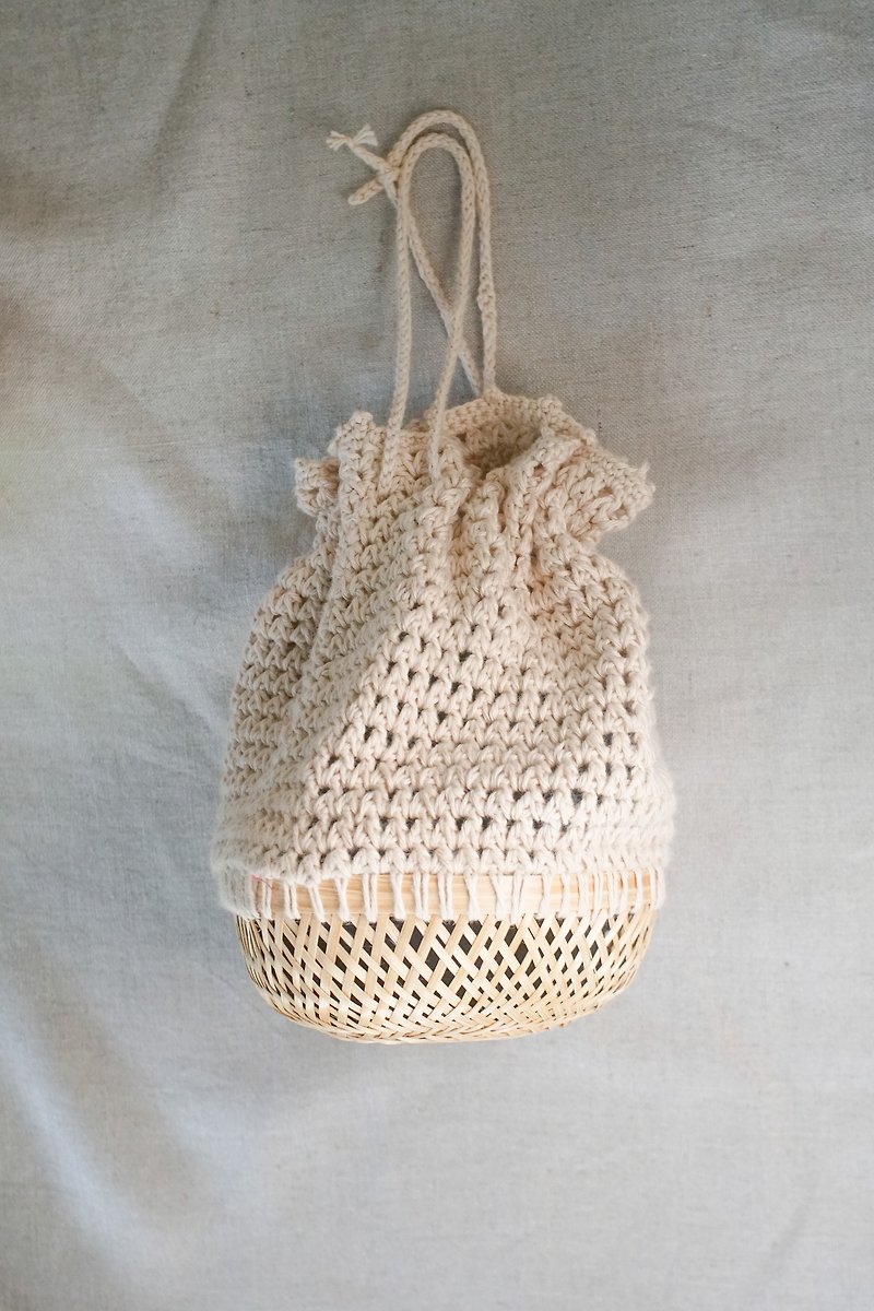 Knitting Basket - 手提包/手提袋 - 羊毛 