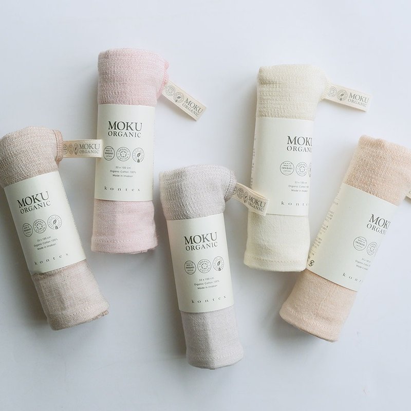 [kontex] Japan-made moku ORGANIC organic series light and quick-drying absorbent long towel - ผ้าขนหนู - ผ้าฝ้าย/ผ้าลินิน หลากหลายสี