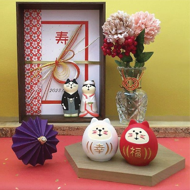 日本Decole Concombre - 全新新婚快樂系列 - 裝飾/擺設  - 樹脂 多色