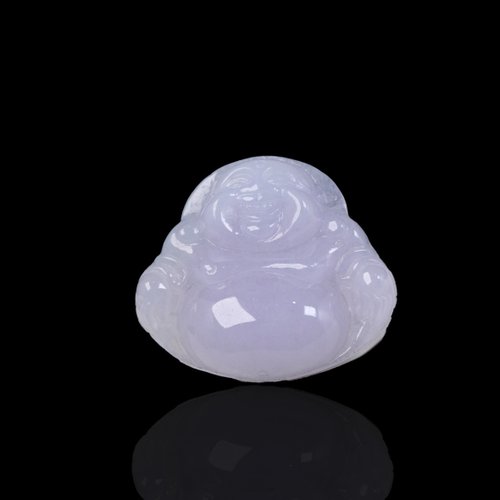 瓔珞珠寶盒 E.L.Jewelry Box 紫羅蘭翡翠彌勒佛項鍊 | 裸石 | 天然緬甸玉A貨翡翠 | 送禮