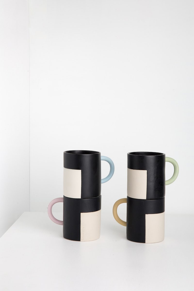 Hues Architype Mug Two - Mugs - Pottery Multicolor
