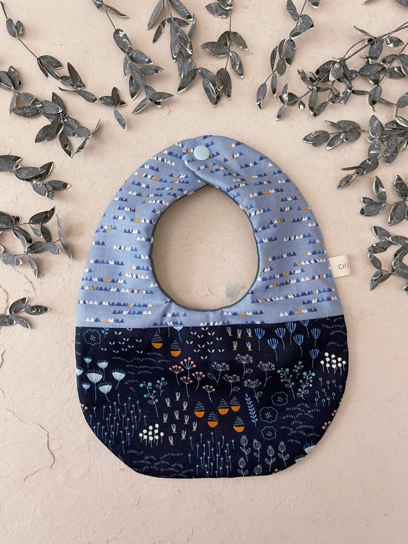 外星小林地     手工純棉六層紗水滴圍兜口水巾 - 圍兜/口水巾 - 棉．麻 多色