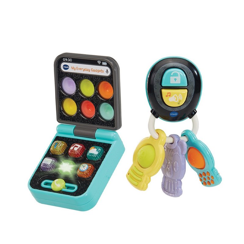 Vtech　寶寶手機鑰匙學習組 - 寶寶/兒童玩具/玩偶 - 塑膠 