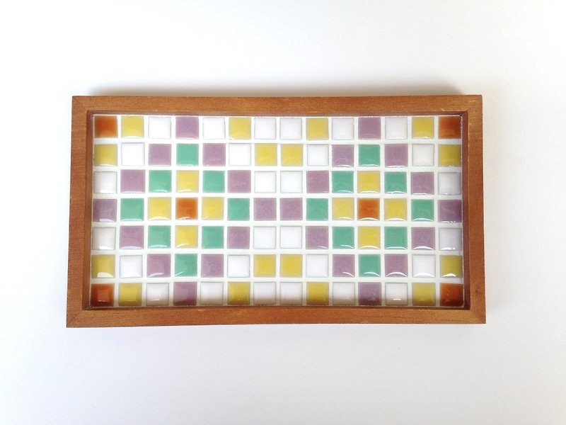 Mosaic tile tray - อื่นๆ - ดินเผา หลากหลายสี