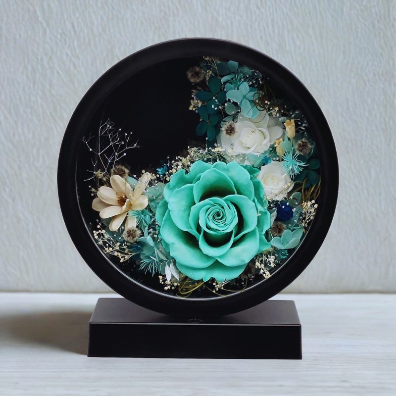 永生花月圓花燈 - 湖水綠 - 燈具/燈飾 - 植物．花 綠色