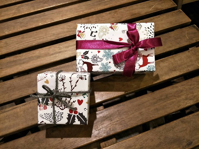 Well packed packaging plus service (Christmas Special Edition) - Wood, Bamboo & Paper - Paper Blue