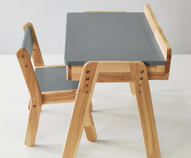 木製の子供用机と椅子幼児用テーブルと椅子セットモンテッソーリ家具 