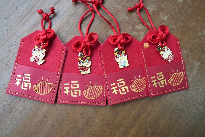 2024 Year of the Dragon Creative Red Envelopes and Protective Peaceful Lucky Bags - Chinese New Year - Other Materials 