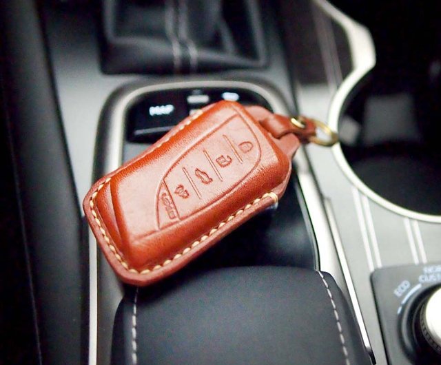 Lexus ES NX IS UX RX LM Lexus car handmade key leather case Japanese cow  leather - Shop suolo Keychains - Pinkoi