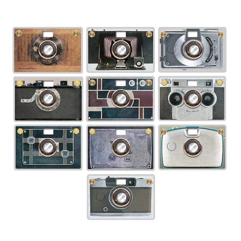 【公式・ケースのみ】ペーパーシュート レトロカメラシリーズ PaperShoot ペーパーカメラ - カメラ - 紙 多色