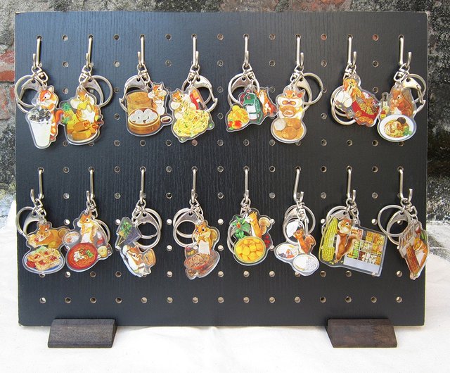 台湾大好き～片面アクリルキーホルダー｜リスシリーズ - ショップ