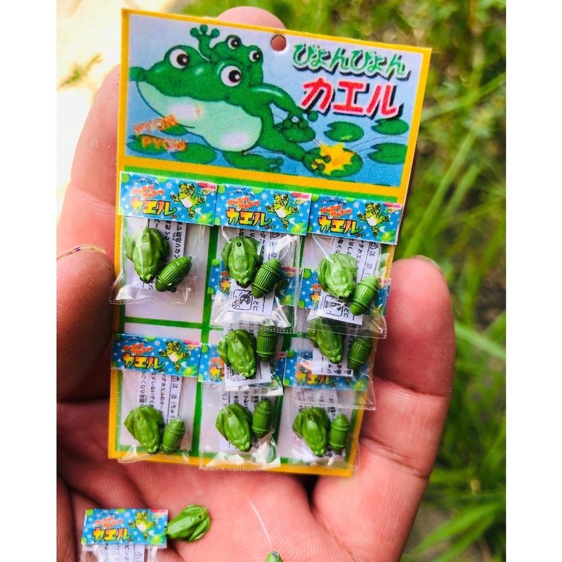 Miniature Pocket Mini Tangerine Store Ancient Taste Toys (Showa Pneumatic Frog Toys) Scene - Other - Resin Green