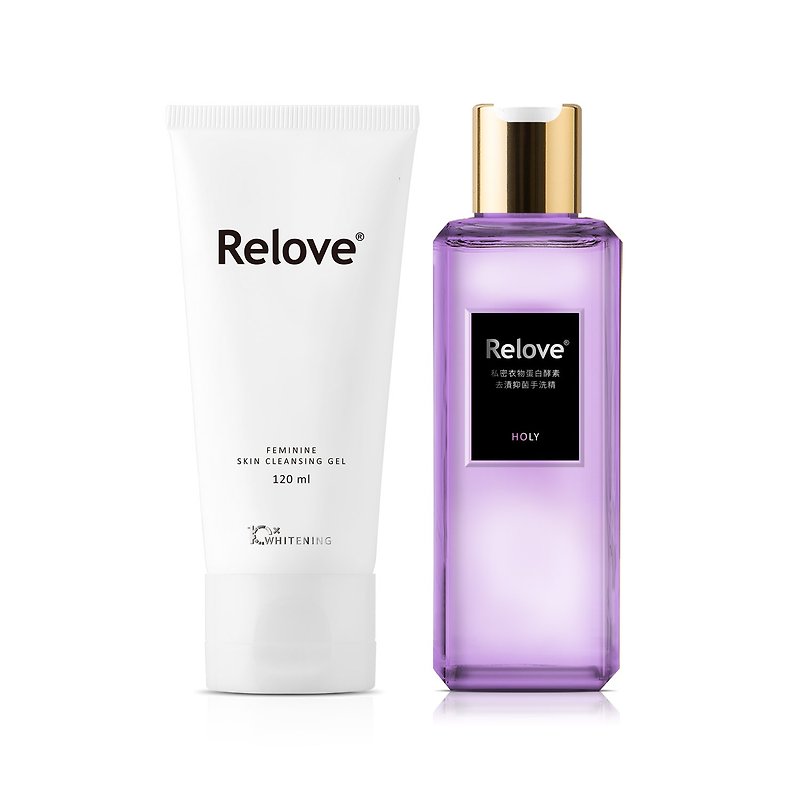 Relove Private Double Wash Set (Private Cleansing Lotion + Underwear Hand Laundry Serum) - Intimate Care - Other Materials Multicolor