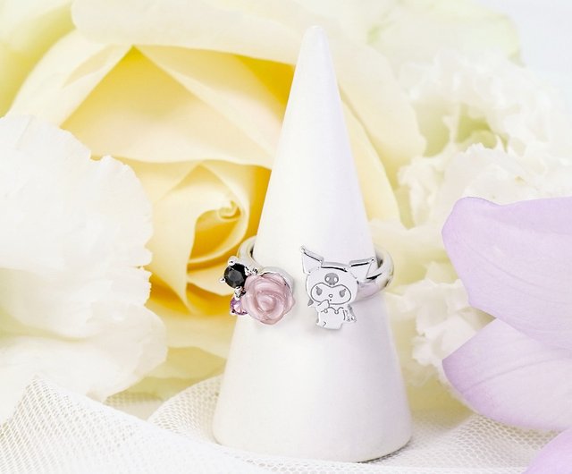 Kuromi and my melody matching rings discount
