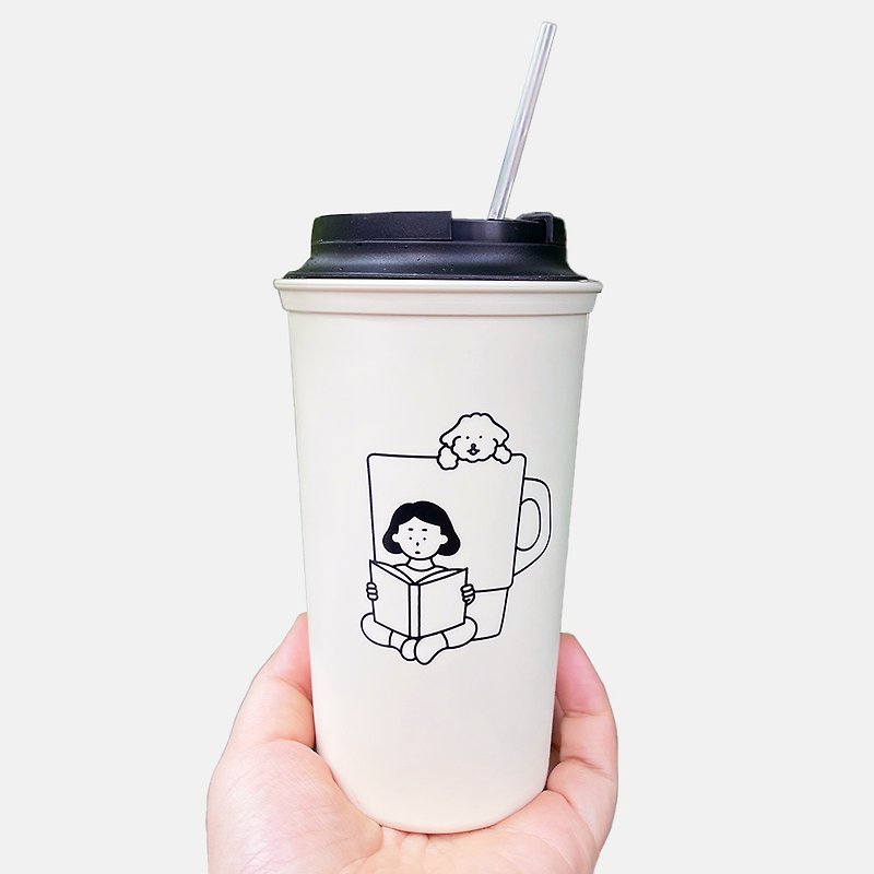 Cafe and Hof | tumbler (453ml) - 開瓶器/罐頭刀 - 塑膠 白色