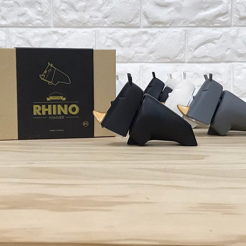6周年惜福品回饋 | Rhino Hammer 犀牛鎚(三色版) - 擺飾/家飾品 - 鋁合金 銀色
