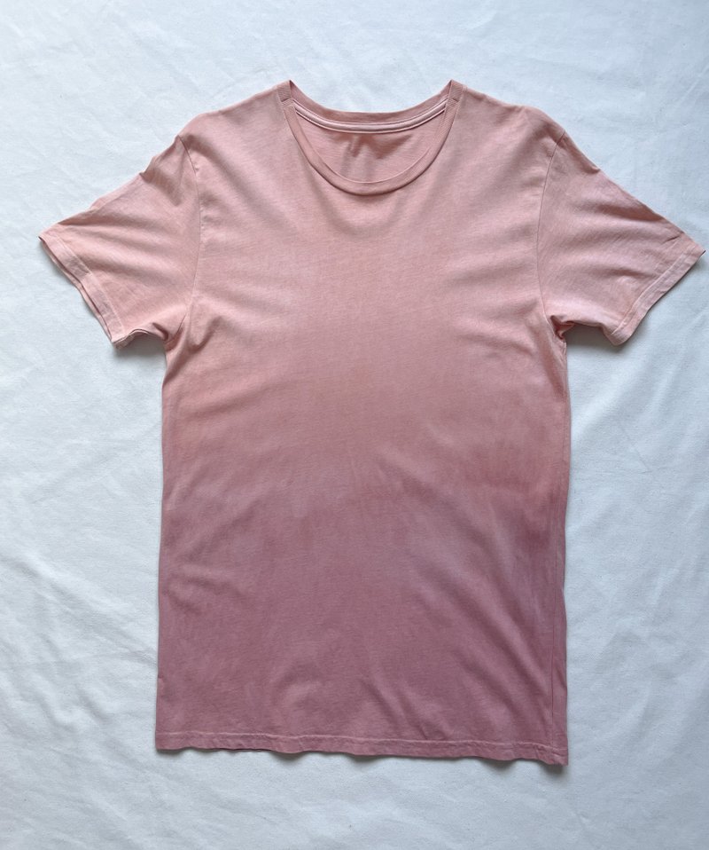 Before Sunset Organic cotton T shirts Mud dyed Wearing the sunset - Women's T-Shirts - Cotton & Hemp Pink