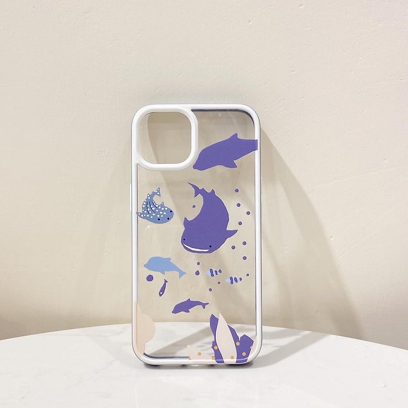 【Sea World of Whales】Anti-collision mobile phone case - เคส/ซองมือถือ - วัสดุอื่นๆ 