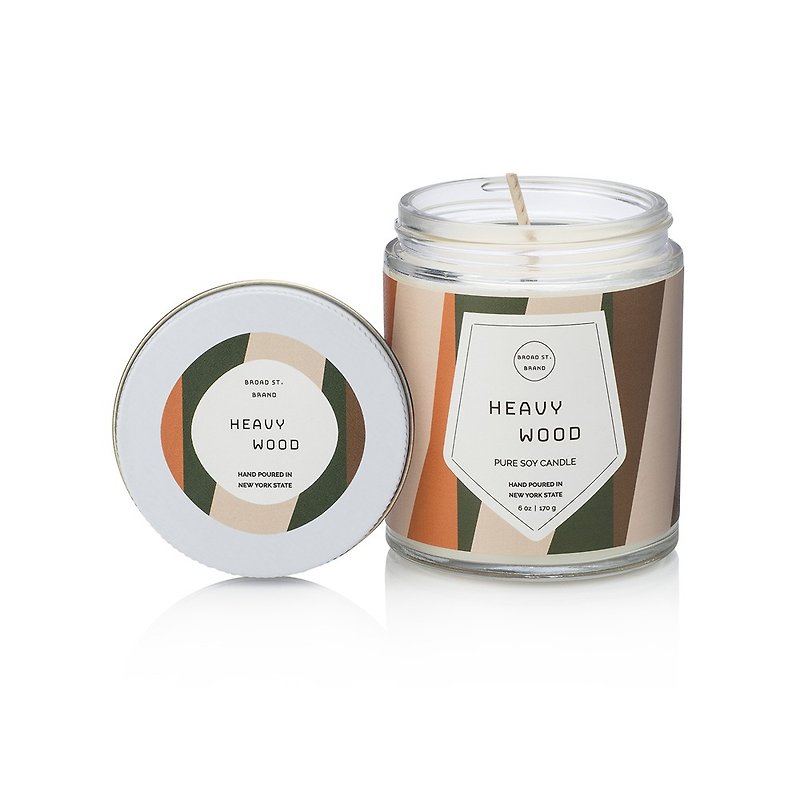 [KOBO] American Soybean Oil Candle-Heavy Sandalwood (170g / burnable 35hr) - Candles & Candle Holders - Wax Green