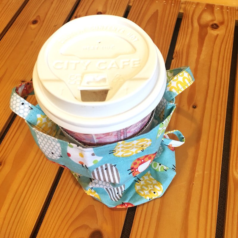 Lightweight and cute portable drink pouch - กระเป๋าถือ - ผ้าฝ้าย/ผ้าลินิน หลากหลายสี