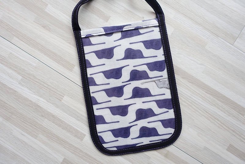 Phone hanging neck package _ Little Prince Elephant subsection (only one) - Passport Holders & Cases - Cotton & Hemp Purple