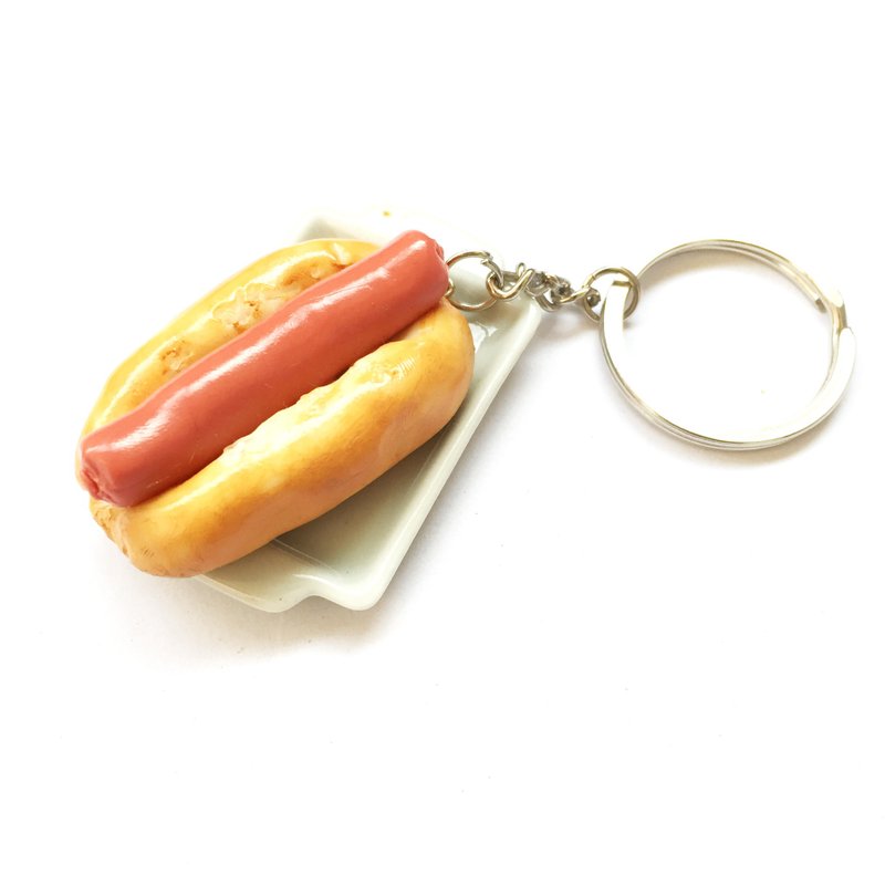 hot dog keychain 2 Shop Gokudera Keychains Pinkoi