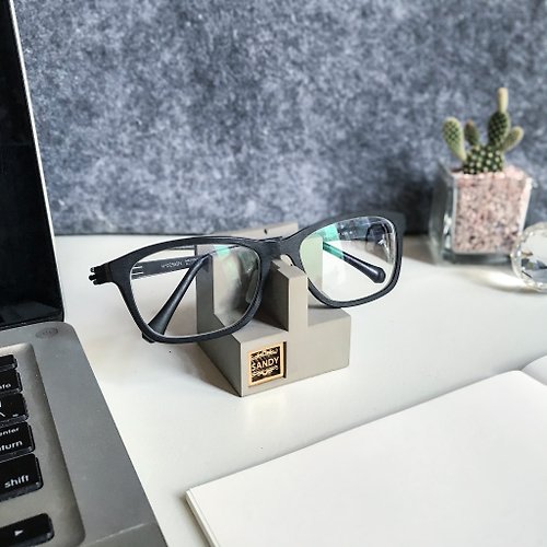EZstudio 簡單創意 【EZ cube】極簡風 客製化 水泥清水模 眼鏡架