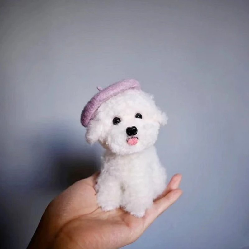 Custom Needle Felted Dog Cat Pet | Personalized Wool Pet Portrait Figurine - Pet Toys - Wool Multicolor