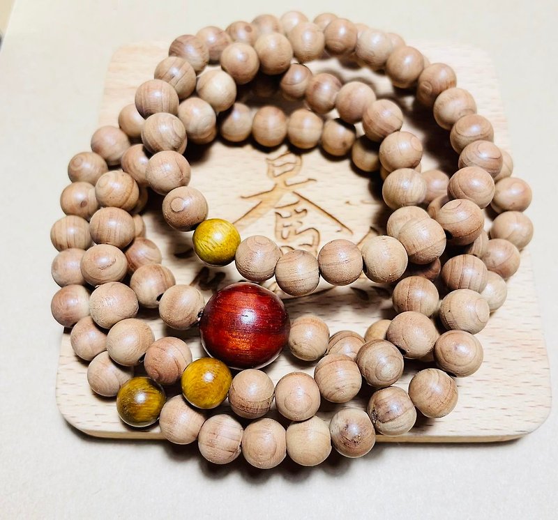 Suddenly (108 bracelet series) Longbai - Hele - Bracelets - Wood Gold