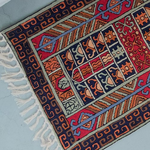 Tramper 喀什米爾羊毛刺繡地毯 60x90 － 青青草原