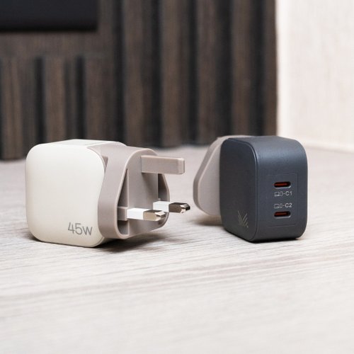 MONOCOZZI 只限香港 - ESSENTIALS 45W 2端口 USB-C GaN充電器 - 英規