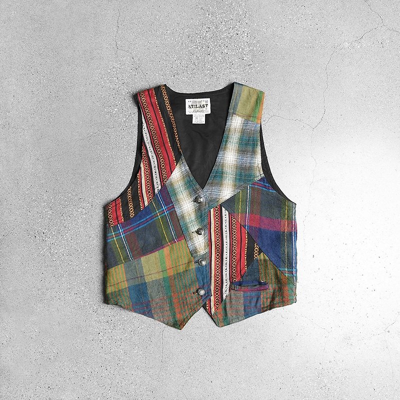 Vintage Vest - Women's Vests - Cotton & Hemp Multicolor