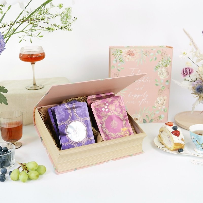 [Yue Ai Yue Mei Gift Box] Herbal tea gift box with spiritual tea picks, vegan, no additives, no caffeine - Tea - Other Materials 