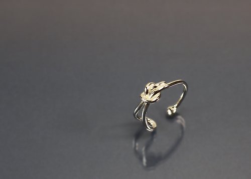 Maple jewelry design 線條系列-綁結925銀戒