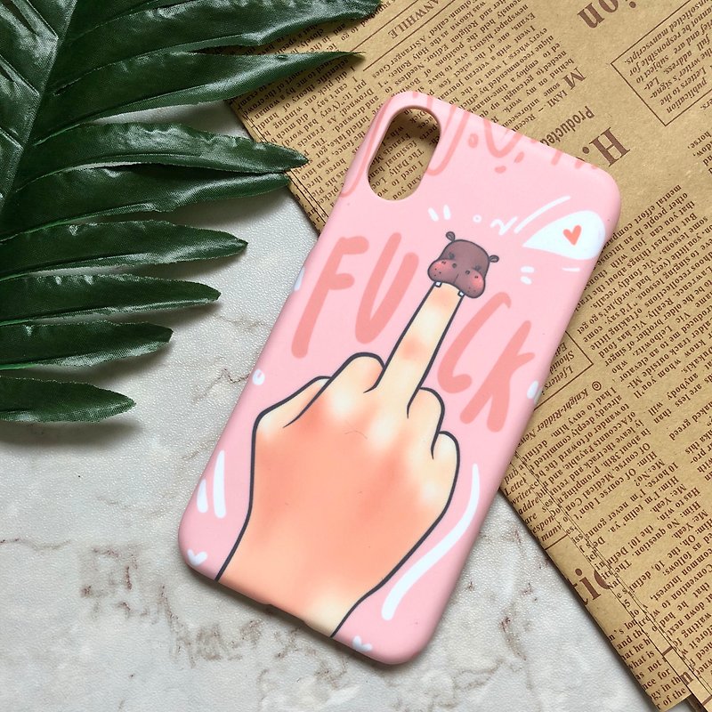 Hippo :: FU*K COLLECTION - Phone Cases - Plastic 