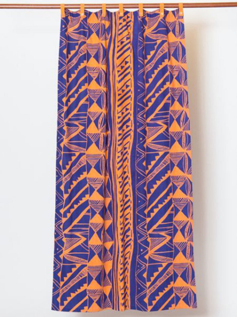 アフリカのトーテムカーテン（2色）を予約注文IDSP82B2 - のれん・表札 - コットン・麻 多色