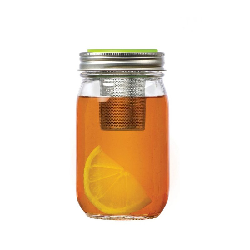 Jarware 窄口泡茶隨手器 - 茶壺/茶杯/茶具 - 玻璃 綠色
