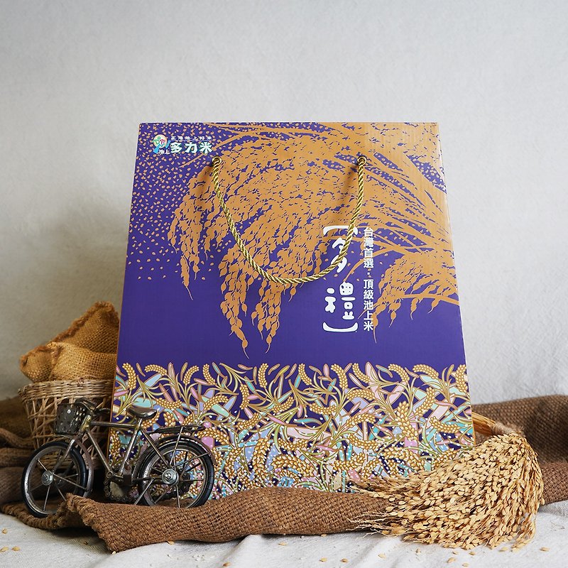 新鮮食材 米/五穀雜糧 紫色 - 【共好糧倉】 池上米 越光米禮盒