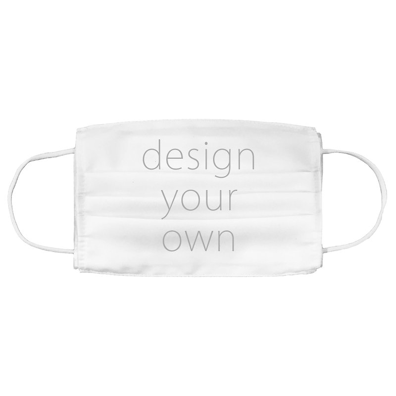 Customized Printing Tri-fold Mask Cover - Other - Polyester White