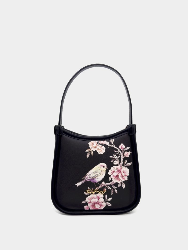 Blossoms & Beasts Classic Small Crossbody Bag - Messenger Bags & Sling Bags - Other Materials Black