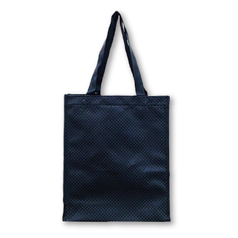 Woven Rectangular Bag [Pote Bottle Recycled Eco-Friendly Fiber Fabric] - Handbags & Totes - Eco-Friendly Materials Black