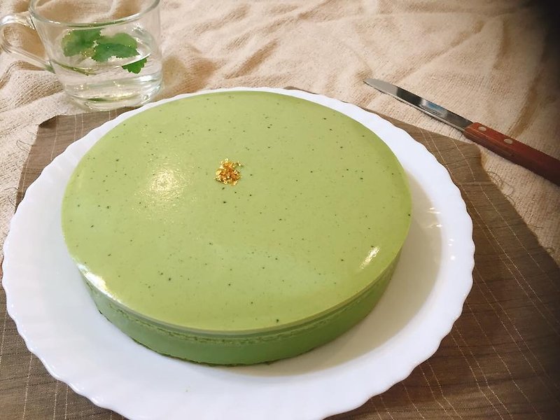 靜岡抹茶紅豆幕思蛋糕~#萬丹紅豆#百年三溫糖#用料實在 - 蛋糕/甜點 - 新鮮食材 綠色