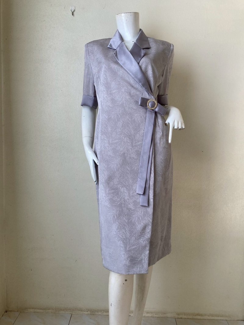 Vintage Hardy Amies London Wrap Dress women Size Medium. - 洋裝/連身裙 - 聚酯纖維 