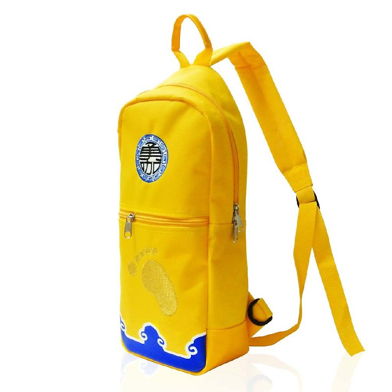 Yong Ka One Shoulder Crossbody Bag - กระเป๋าแมสเซนเจอร์ - ไฟเบอร์อื่นๆ สีเหลือง