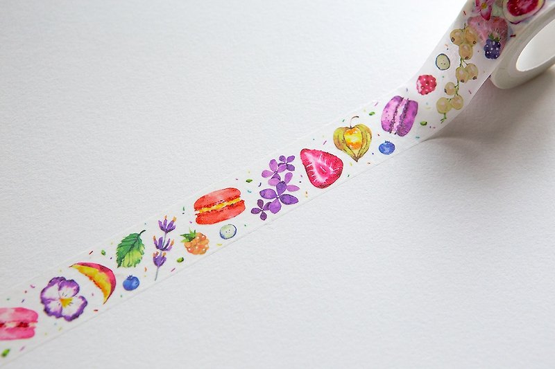 OURS Original Washi Masking Tape - Sweet Toppings by Hank - Washi Tape - Paper Multicolor